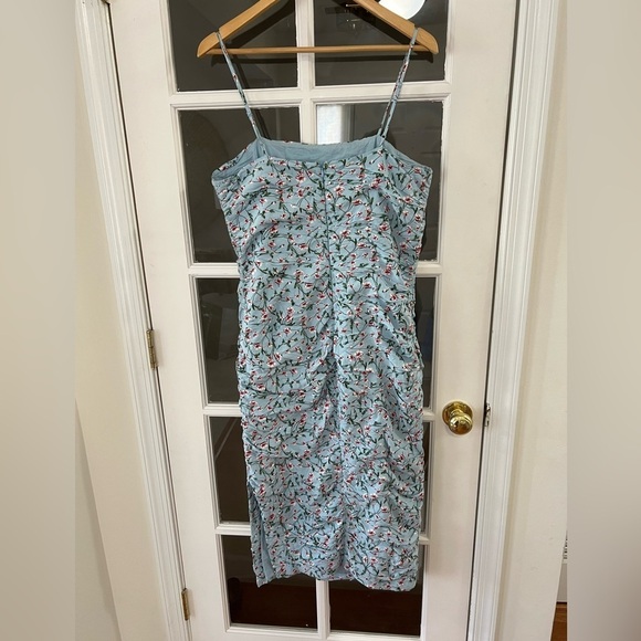 Bardot Ruched Midi Dress - Size 10 - Picture 3 of 7